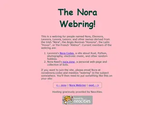 The Nora Webring!
