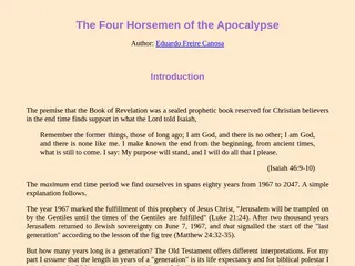 The Four Horsemen of the Apocalypse