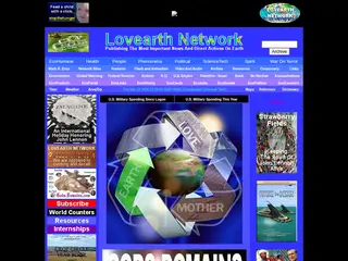 Lovearth.net - Connect Through 1000+ EcoHumanePoliticalSpiritual Websites
