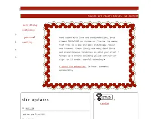 you're half sunken, already