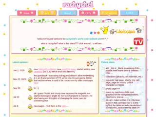 rachychel's world wide webbed site