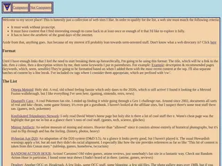 Tekk's Webbed Site