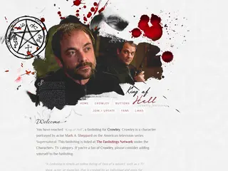 The King of Hell  ||  Crowley fanlisting
