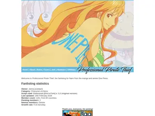 Professional Pirate Thief: Nami from One Piece Fanlisting