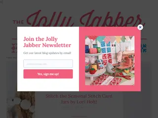 The Jolly Jabber Blog for Fabric, Quilting, and Cross Stitch Enthusiasts by Fat Quarter Shop