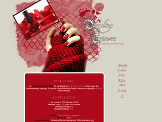 Dazzling Crimson - the fanlisting for Red Nail Polish