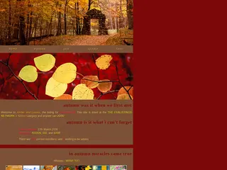 Autumn/Fall Fanlisting