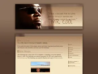 Mr. Cool // the Samuel L. Jackson fanlisting