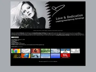 Love & Dedication - Creating/Maintaining Fanlistings
