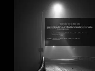 Cloaked in Mystery | The Fog Fanlisting