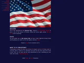 USA Flag fanlisting