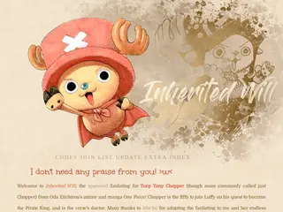 INHERITED WILL ☆ the Chopper fanlisting