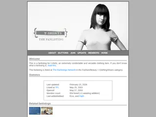 Casual Comfort ~ The T-Shirts Fanlisting