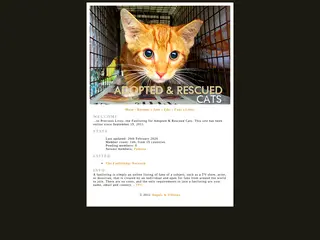 >>>Precious Lives<<< Cats: Adopted & Rescued F A N L I S T I N G