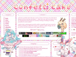 ♡ confetti cake ♡