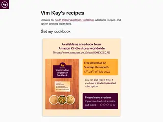 Vim Kay's recipes