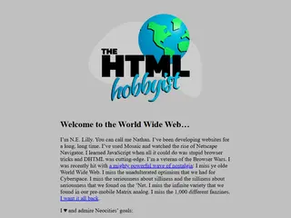 The HTML Hobbyist on Neocities