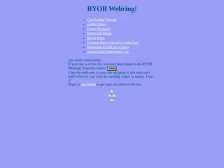 BYOB Webring - Something Awful