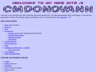 cmdonovann on neocities