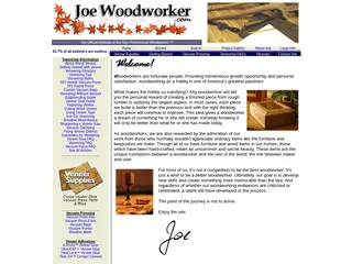 Joe Woodworker - Woodworking, Vacuum Pressing and Veneering Website