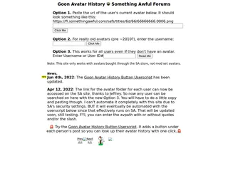 Goon Avatar History - Something Awful Forums