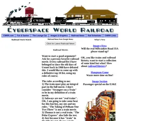 Welcome to The Cyberspace World Railroad