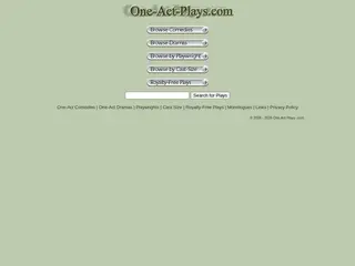 One-Act Plays