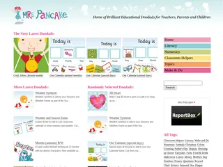 Mrs Pancake | Brilliant (free) educational doodads for teachers, parents and children.