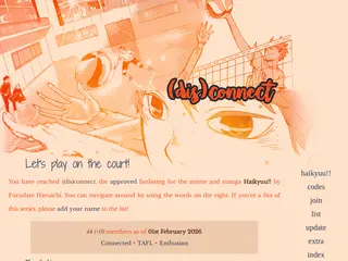 (dis)connect                the haikyuu!! fanlisting