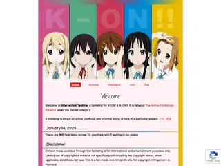 After-school Teatime: K-ON! & K-ON!! Fanlisting