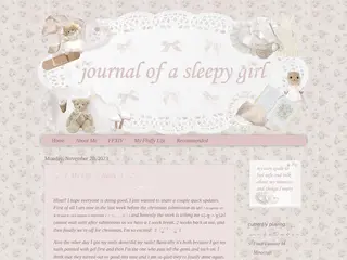 journal of a sleepy girl