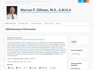 2026 Directory of Directories - Marcus P. Zillman