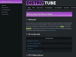 Welcome To Distro.Tube
