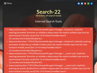 Search-22 | directory of search-tools