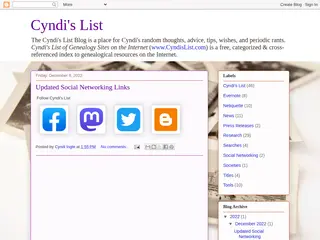 Cyndi's List