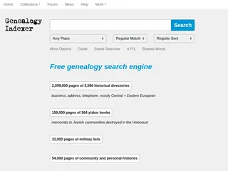 Genealogy Indexer