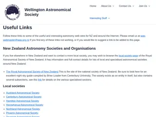 Useful Links – Wellington Astronomical Society