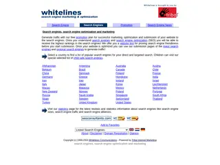 Search engines, search engine optimization and marketing