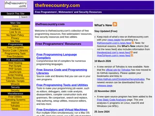 thefreecountry.com: Free Programmers' Resources, Free Webmasters' Resources, Free Security Resources