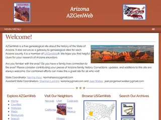 Arizona AZGenWeb - Genealogy, Family History