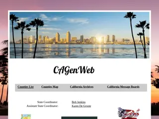 Main Page CAGenWeb