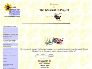 KSGenWeb Genealogy Resources