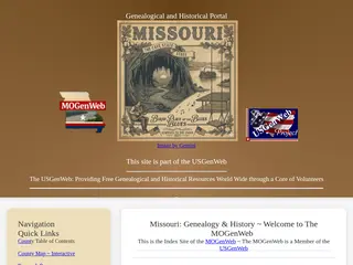 Missouri: MOGenWeb, History and Genealogy