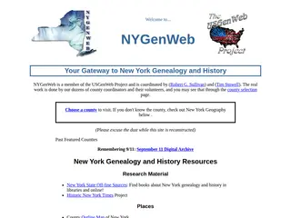 NYGenWeb: Your Gateway to New York Genealogy and History