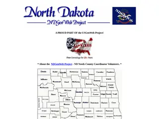 Alphabetical County Listing - NDGenWeb Project