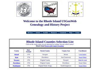 Rhode Island USGenWeb Project