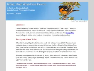 Birding LaBagh Woods Forest Preserve