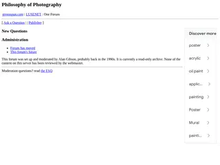 Philosophy of Photography Top Level