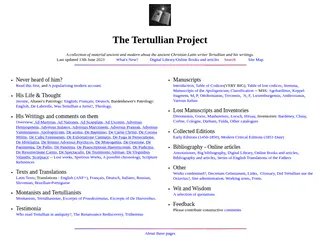 The Tertullian Project