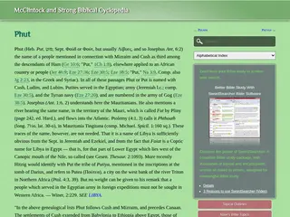 Phut - Biblical Cyclopedia